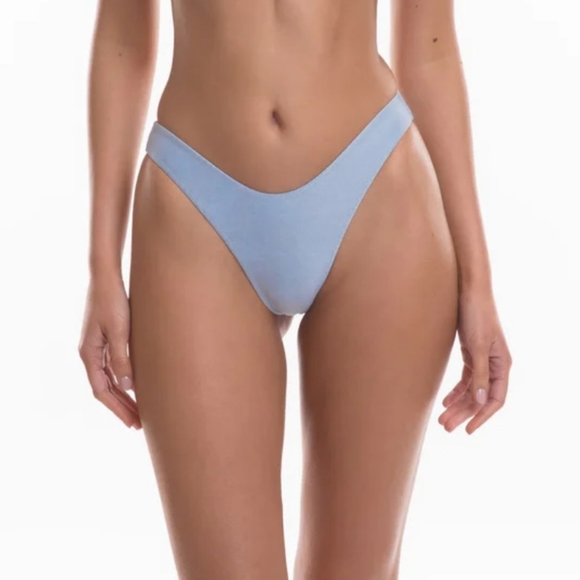 Light Blue Triangle Bikini Set - Picture 9 of 13